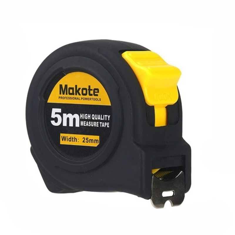 Professional High Precision Steel Tape Measure with Metric & Imperial Dual Scale Anti-Slip Wear-Resistant Measuring Tool