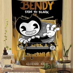 B-Bendy I I-Ink M-Machine kolorowy gobelin wiszący na ścianie bohemy gobeliny ścienne Mandala na ścianę dekoracja