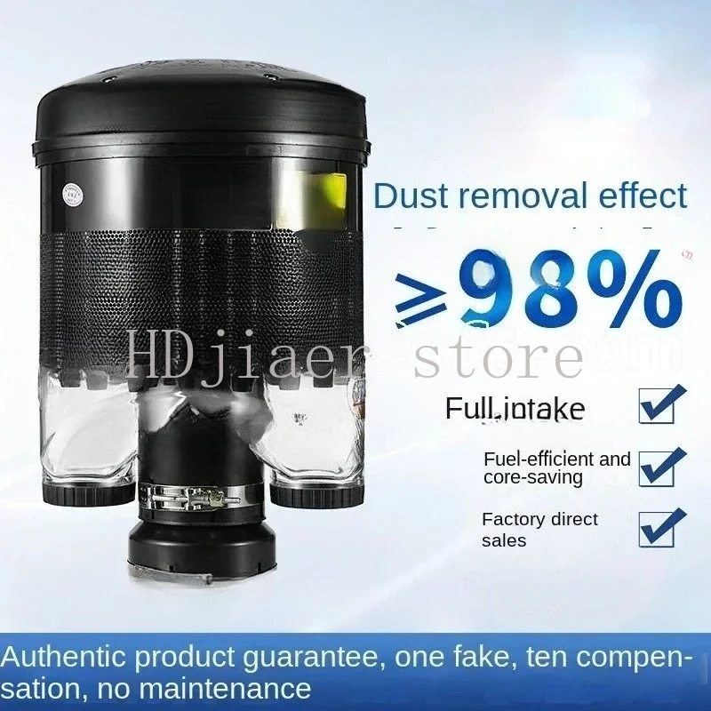 

Harvester/Tractor/Excavator/Loader Air Filter Kit – Air Element + Precleaner + Dust Collector Cap for Heavy Machinery
