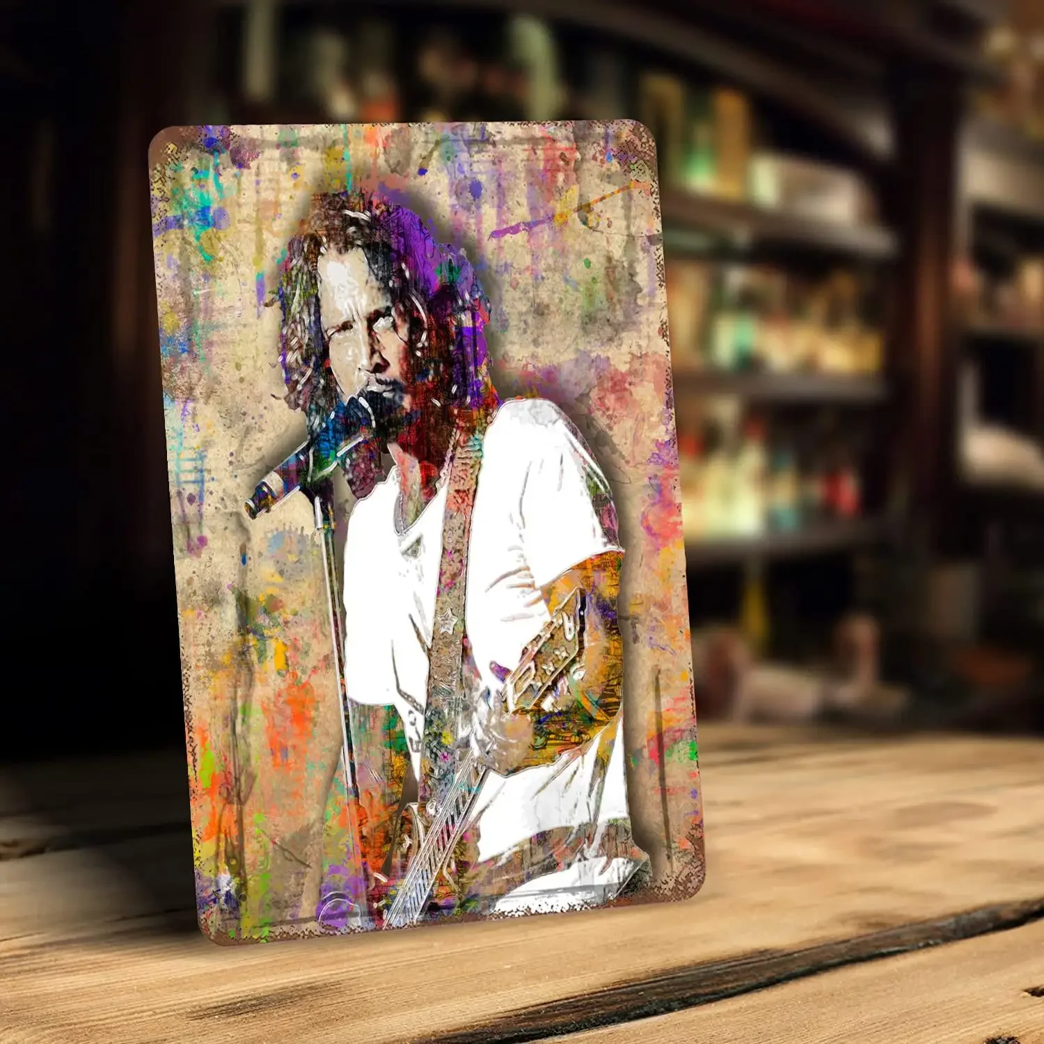 chris cornell Singer Metal Signs wall decor Vintage Tin Signs Captain Metal Poster Decor for Bar Pub Club Wall Decoration