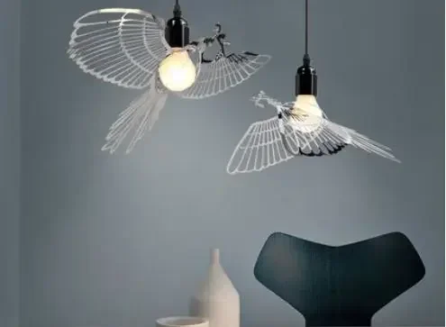 

Bird light wrought iron chandelier study bar restaurant small chandelier American creative bird chandelier