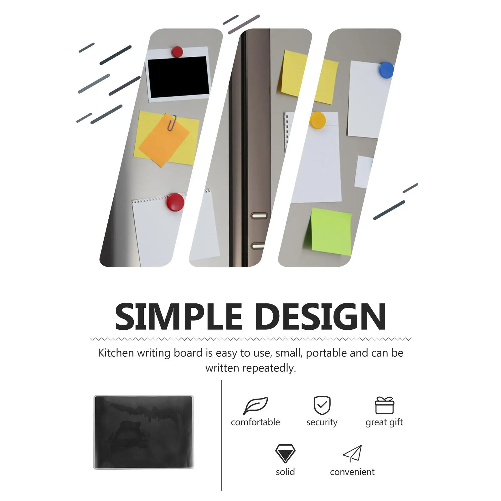 MINI Magnetic ปฏิทิน Memo BOARD สติกเกอร์แบบพกพา DRY ERASE ตู้เย็น Planner หมายเหตุ Space ห้องครัวการเขียน