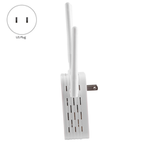300Mbps Wifi Repeater Wireless WIFI Signal Extender Dual Band 5G 2.4G Network Amplifier Long Range Wifi Router Durable US Plug-N