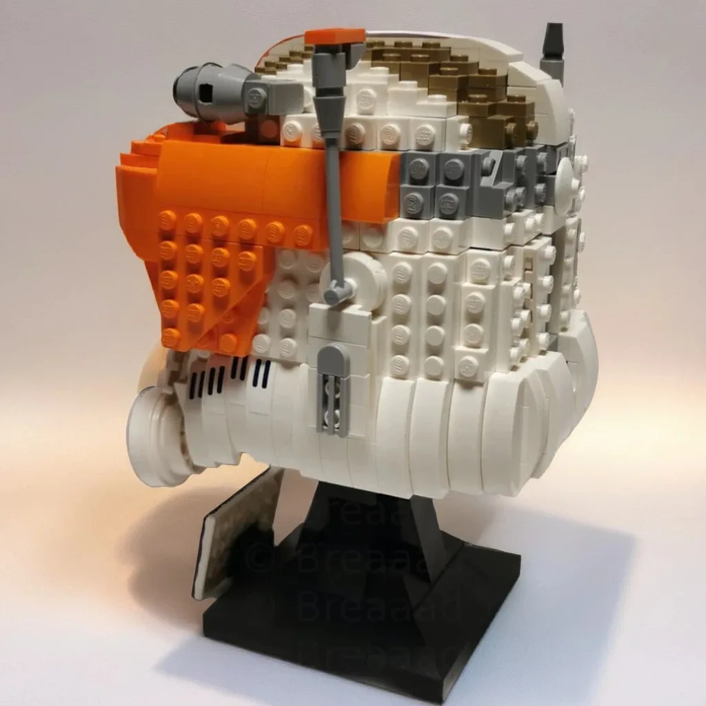 

706 шт. MOC Star Batter Commander Codys Clone Trooper шлем коллекция дисплей DIY модель строительные блоки игрушки на день рождения подарок