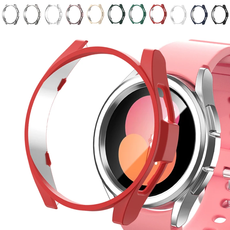 Полый чехол для ПК для Samsung Galaxy Watch 6, 40 мм, 44 мм, рамка, защитный бампер, без защитной пленки для экрана Galaxy Watch 6, аксессуары для крышек