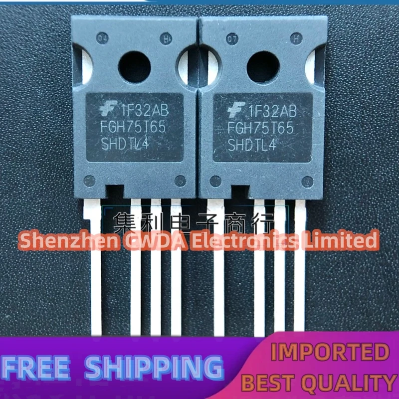 10PCS-20PCS  FGH75T65SHDTL4  FGH75T65SHD 75A 650V IGBT TO-247 In Stock Can Be Purchased