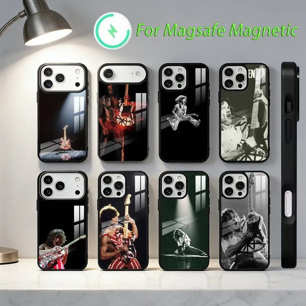 

Heavy Metal Rock Van Halen Phone Case For iPhone17,16,15,14,13,12,11,Plus,Pro,Max For Magsafe Wireless Charging case