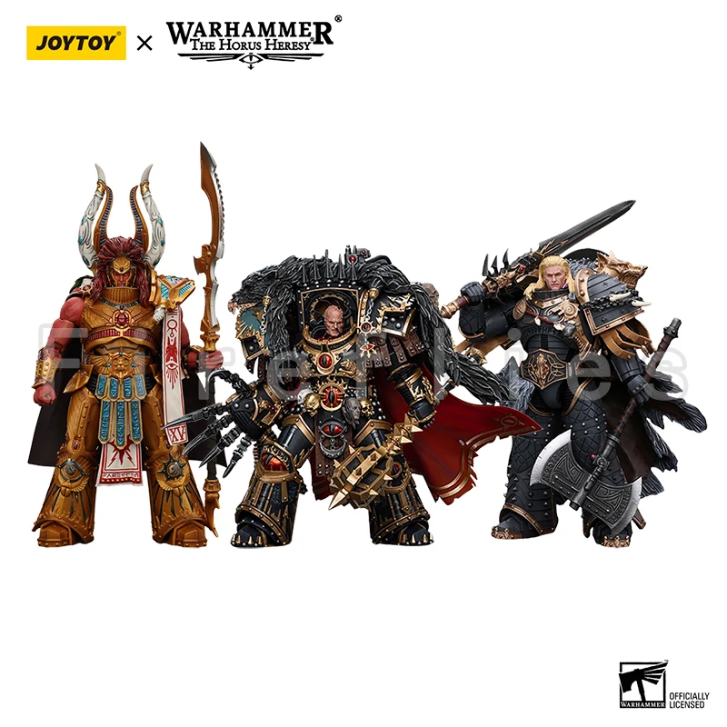 1/18 JOYTOY Action Figure The Horus Heresy Primarch Warmaster Horus Space Wolves Leman Russ Thousand Sons Magnus The Red