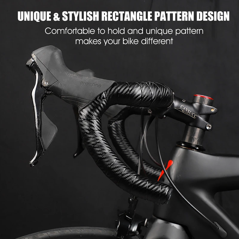 

EVA PU Bicycle Handlebar Tape Anti Slip Shock Absorbing Road Bike Grip Wrap with End Plugs Cycling Accessories Bike Accessories