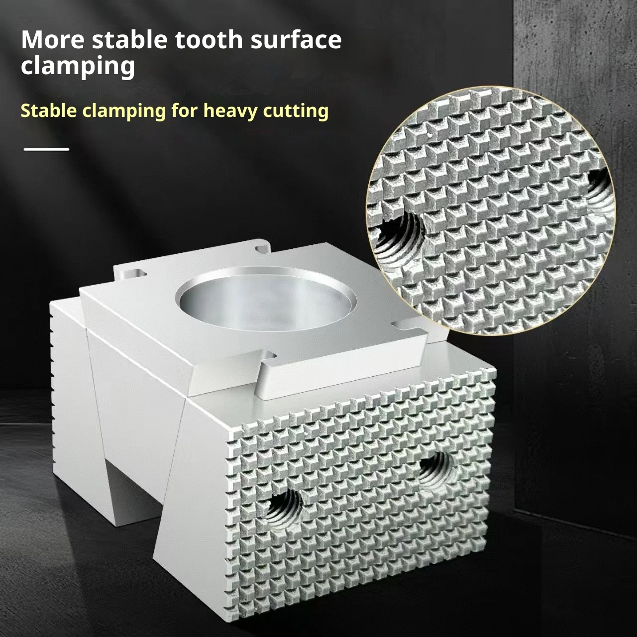 Industrial Grade Mini OK Wedge Clamp Precision CNC Machining Single Vise Locator Clamp Tooth Jaw M8 M10 M12 Workholding Tool