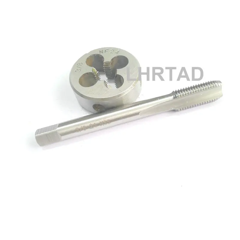 Tap En Matrijs Set Unf 3/8-24 Unified Thread Rechter Hand Plug Tap Die Un 3/8 24