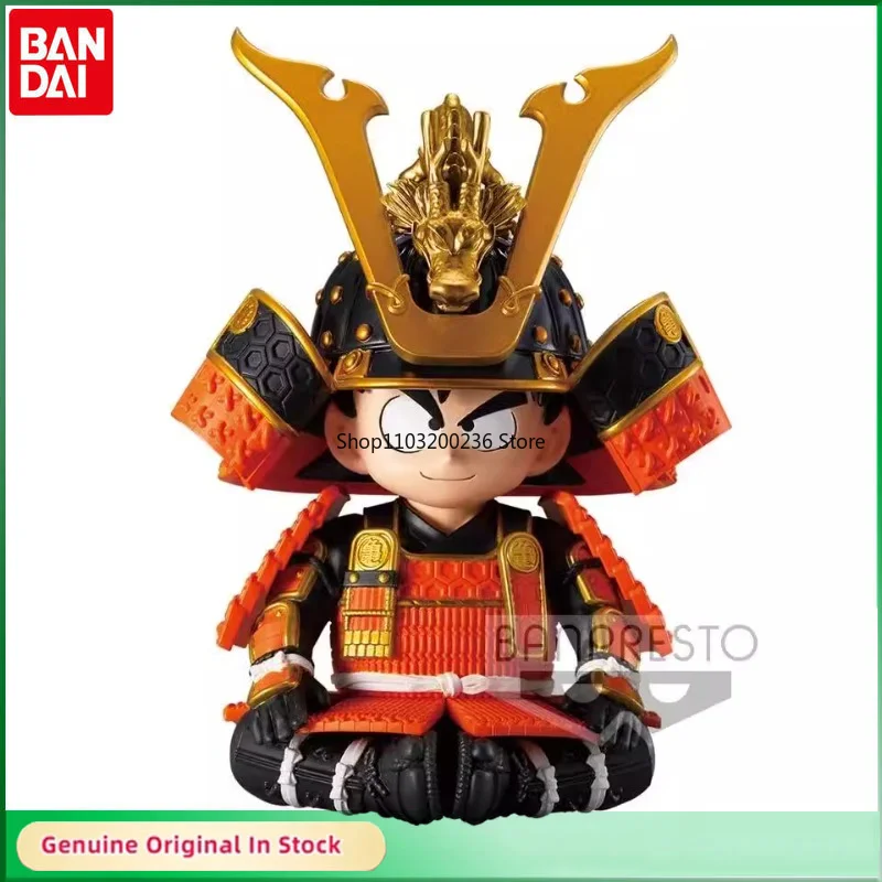 

BANDAI Original Dragon Ball Son Goku Childhood Version Armored Warrior Anime Action Figures Model Desktop Ornaments Gifts