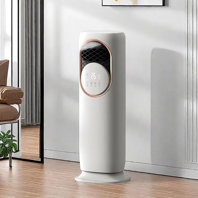 Household Vertical Water-Cooled Cold and Warm Dual-Purpose Air- Fan Bladeless Air Cooler Cold Fan Warming Fan