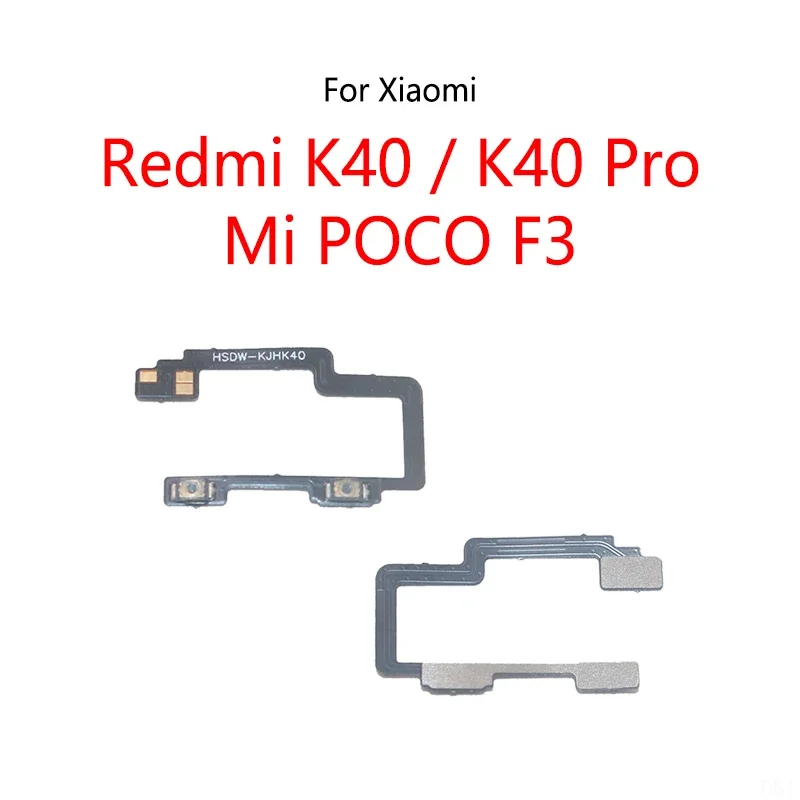 10 pcs/lot for Redmi K40 / K40 pro/Mi Poco F3 Pocophone volume button switch mute button on/off flex cable