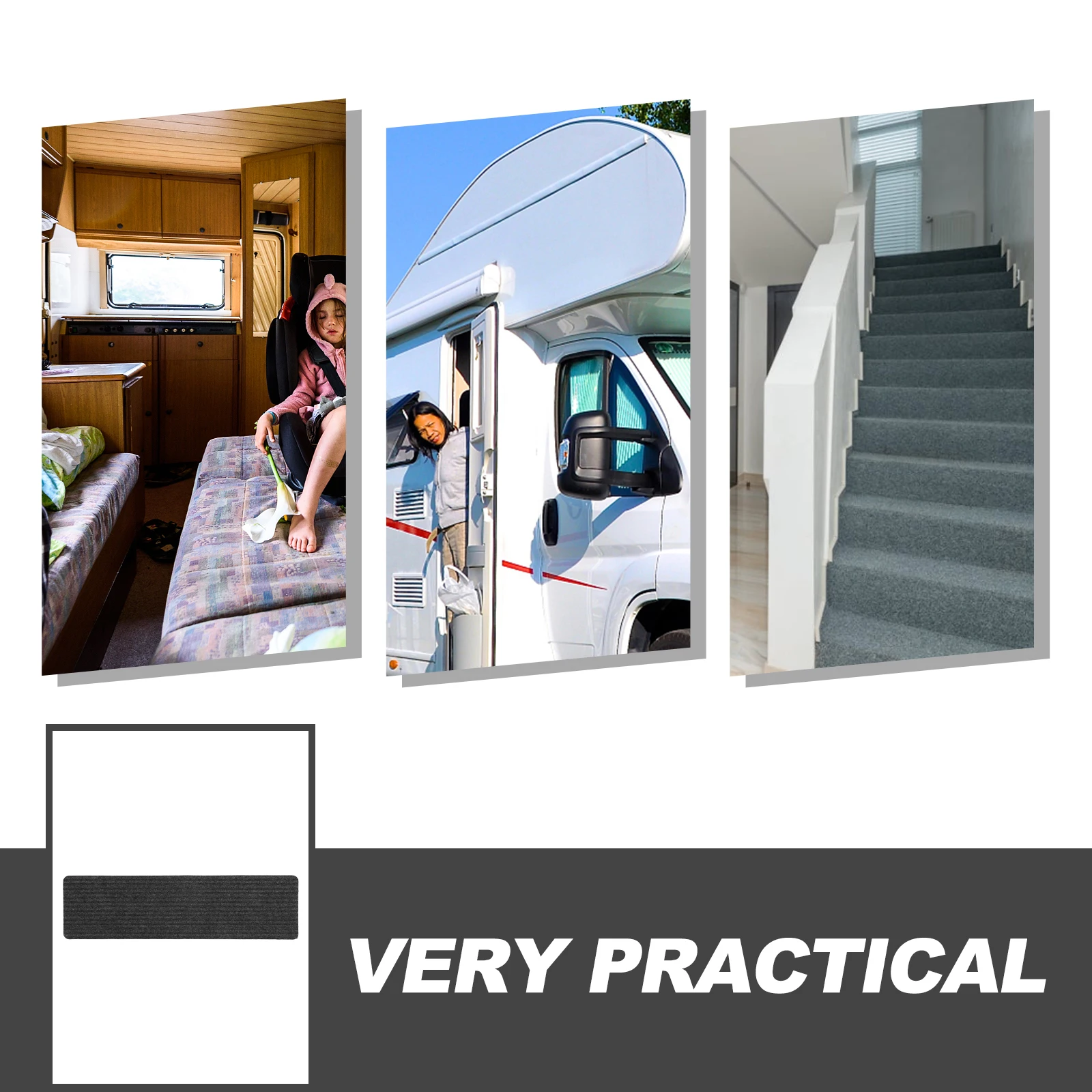 

Anti Slip Stair Treads Carpet Mats Rugs Strips Runner Adhesive Reusable Stair Pads For Wooden Steps Car Accessories