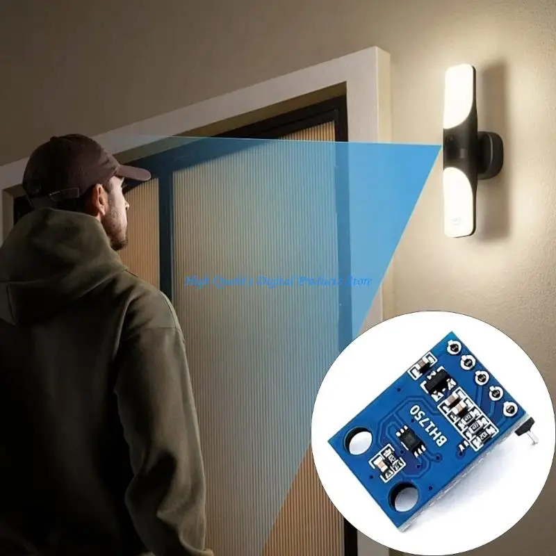 U2JE I2C Consistent BH1750 Light Transducer Component Tall Accuracy 0 65535 Sumptuousness for Integrated Systems
