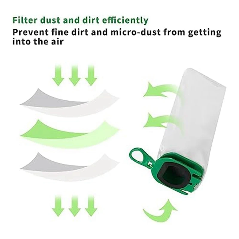 Dust Bags For Vorwerk Kobold VB100 FP 100 Filter Bags With 3 Motor Protection Filters Spare Parts Bags Vacuum Cleaner