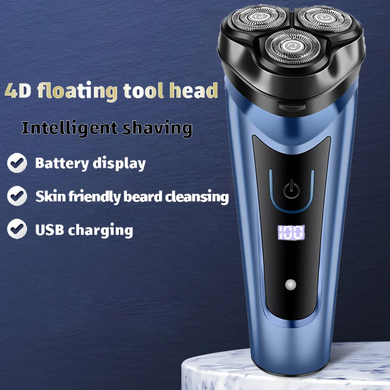 Xiaomi Electric Shaver Three Head Powerful Beard Shaving Machine Rechargeable Washable Razor Suitable For Car Men Gift