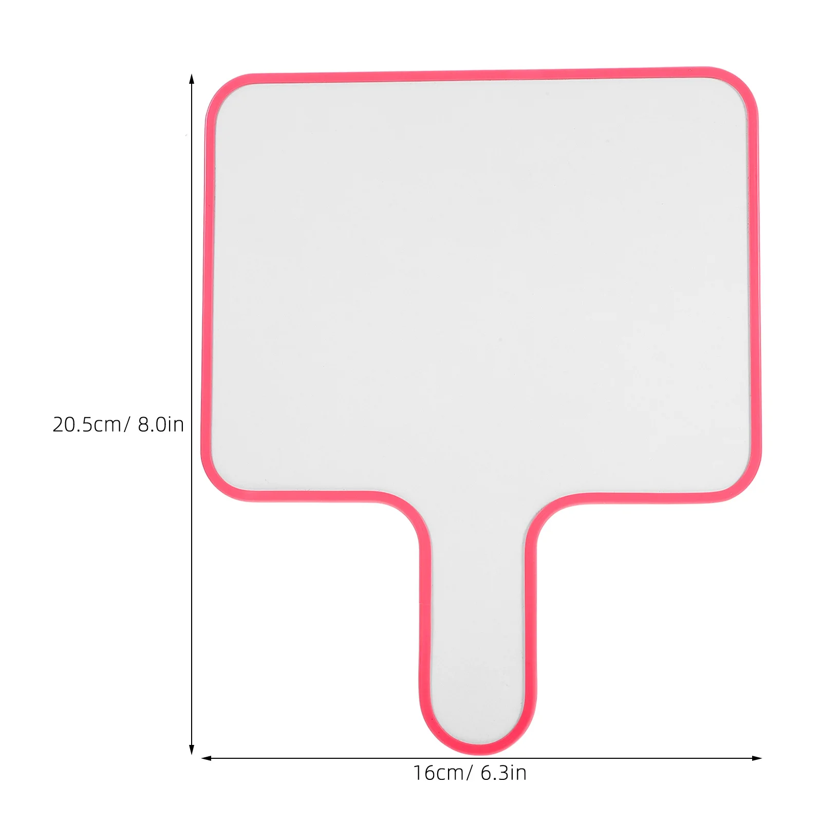 2 قطعة يده الجاف محو مجداف حواف ناعمة مكافحة ارتداء للطلاب القضاة المنافسات قابل للمسح لوح كتابة لوحة النتائج #5