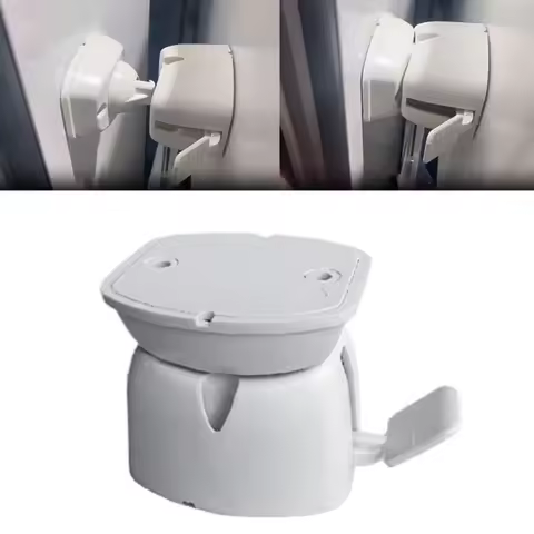 Universal RV Baggage Door Catch Compartment Clips Plastic Door Catch Latch Holder Cargo Trailer Caravan Motorhome Stop Entry