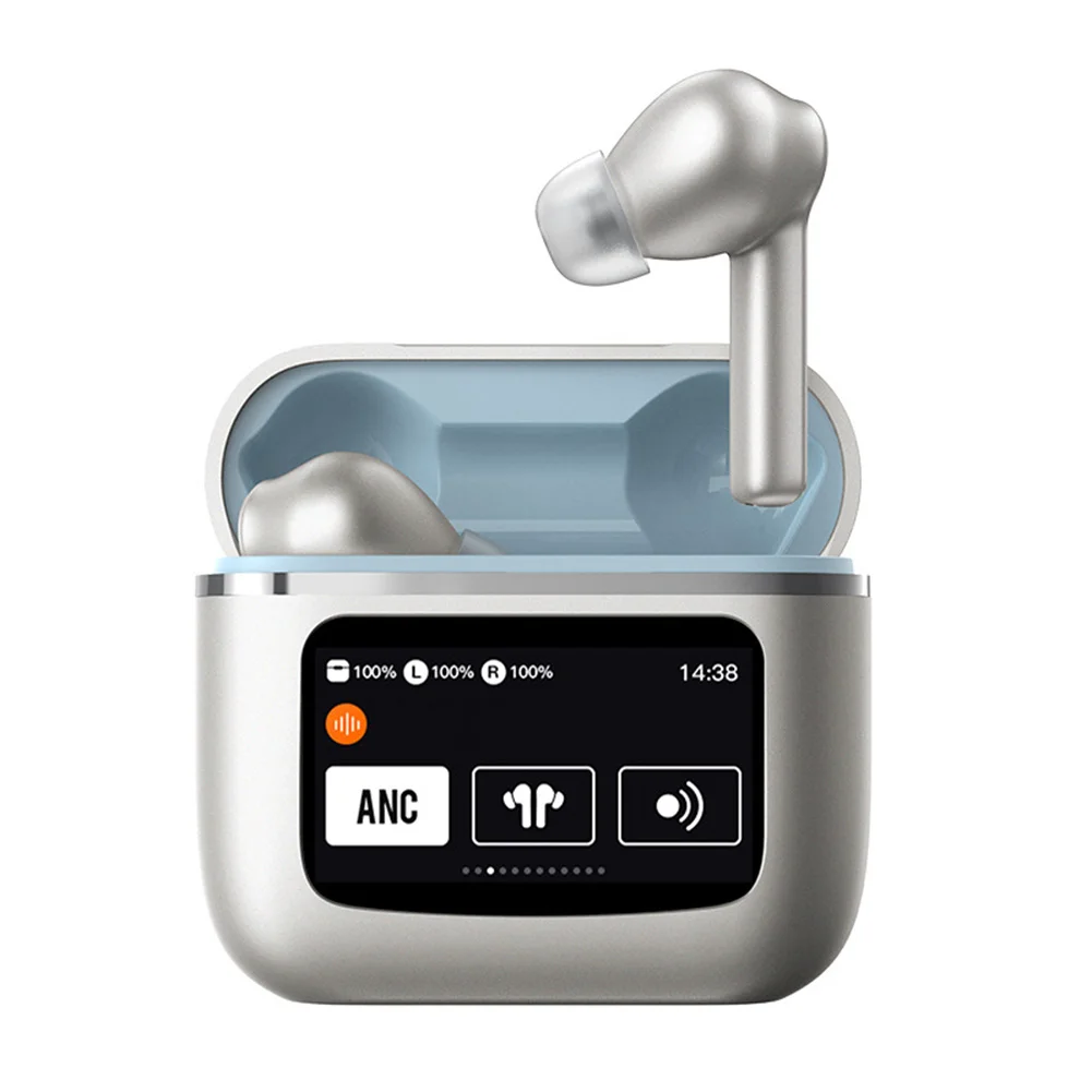 Słuchawki bezprzewodowe z redukcją szumów Kompatybilne z Bluetooth 5,4-calowe słuchawki douszne Bezprzewodowe słuchawki douszne do treningu sportowego Bieganie na siłowni