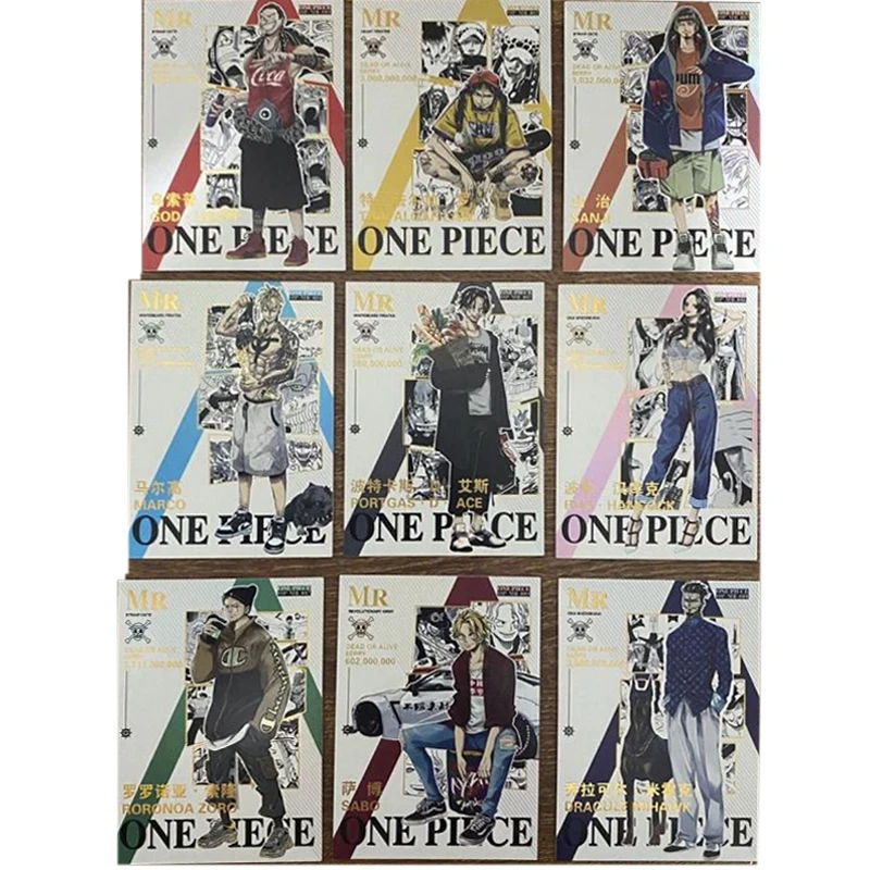 

Kabago One Piece Monkey D. Luffy Nami Nico-Robin Anime Characters Ar Mr Card Game Collection Rare Boys Birthday Gifts