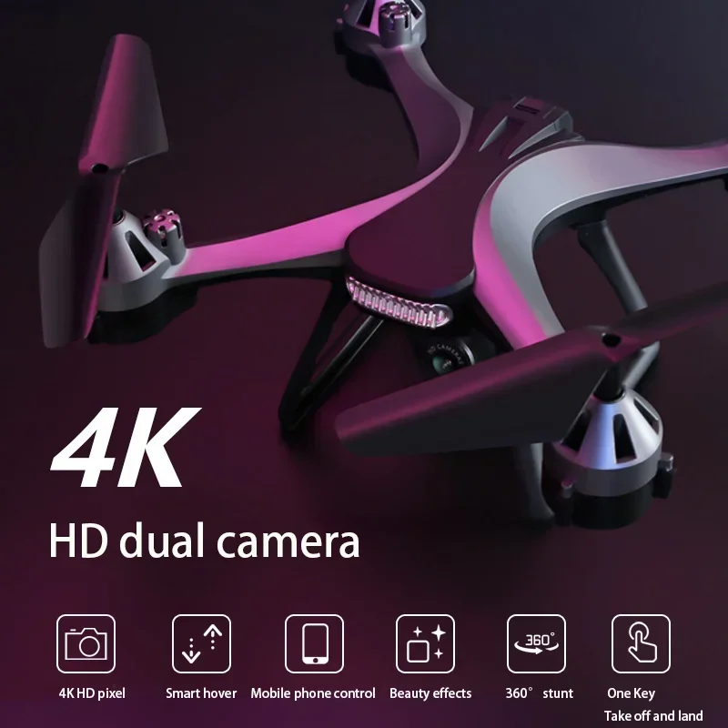 New JC801 UAV HD Professional Dual Camera Remote Control Helicopter 4K Dual Camera Drone Aerial Photography Quadcopter WIFI