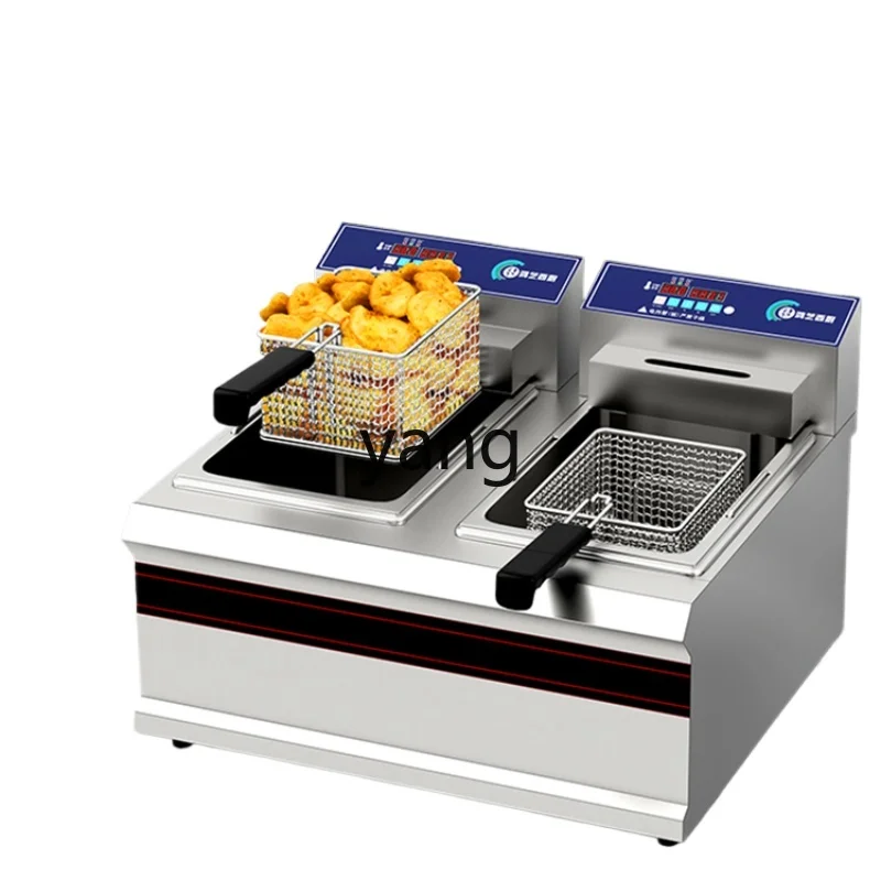 L'm'm Double Cylinder Computer Version Electric Fryer Constant Temperature Large Capacity Deep Frying Pan