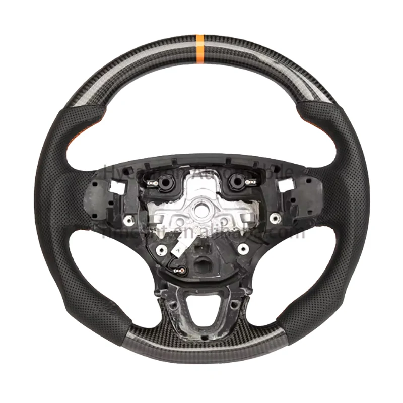 

Автоматический перфорированный кожаный руль из углеродного волокна для Mercedes Benz Smart 453, руль Smart SMART LIMOUSINE