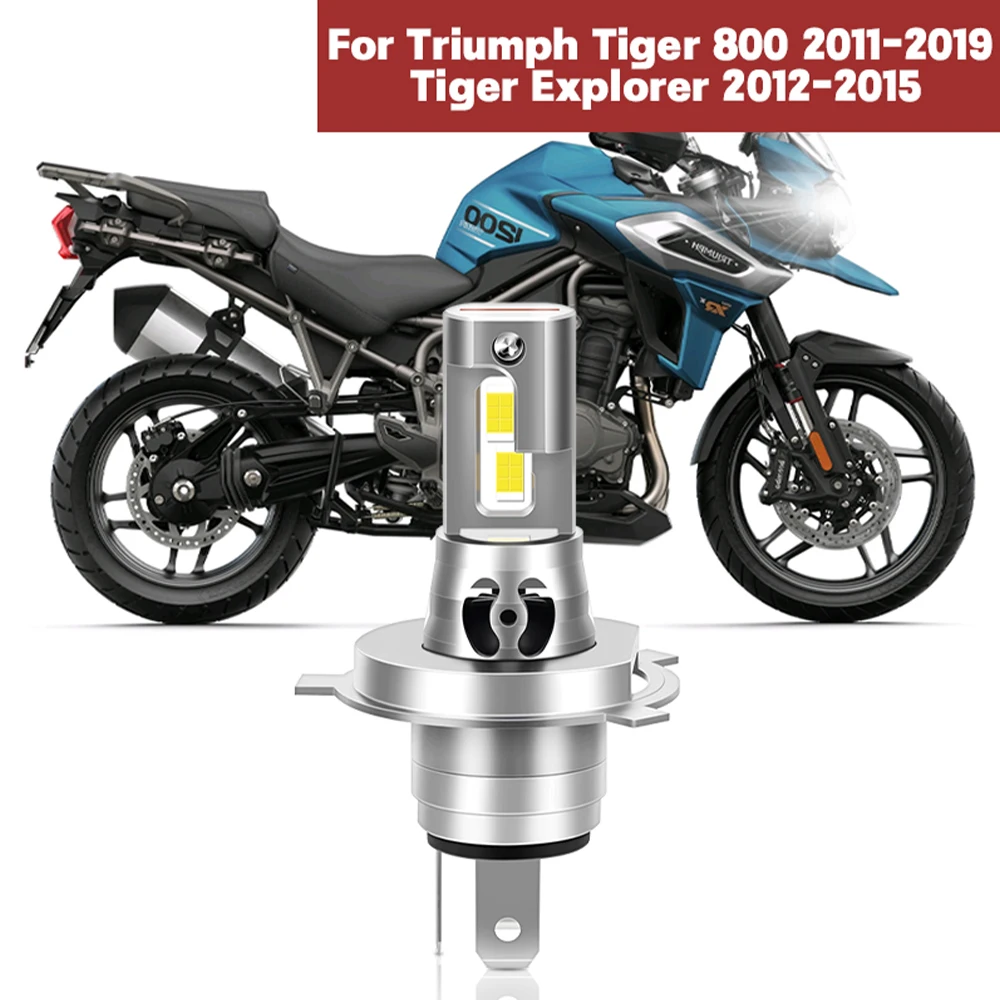 

H4 9003 Super Bright 6000K Motorcycle LED Bulb Moto Headlight For Triumph Tiger 800 2011-2019 Tiger Explorer 2012 2013 2014 2015