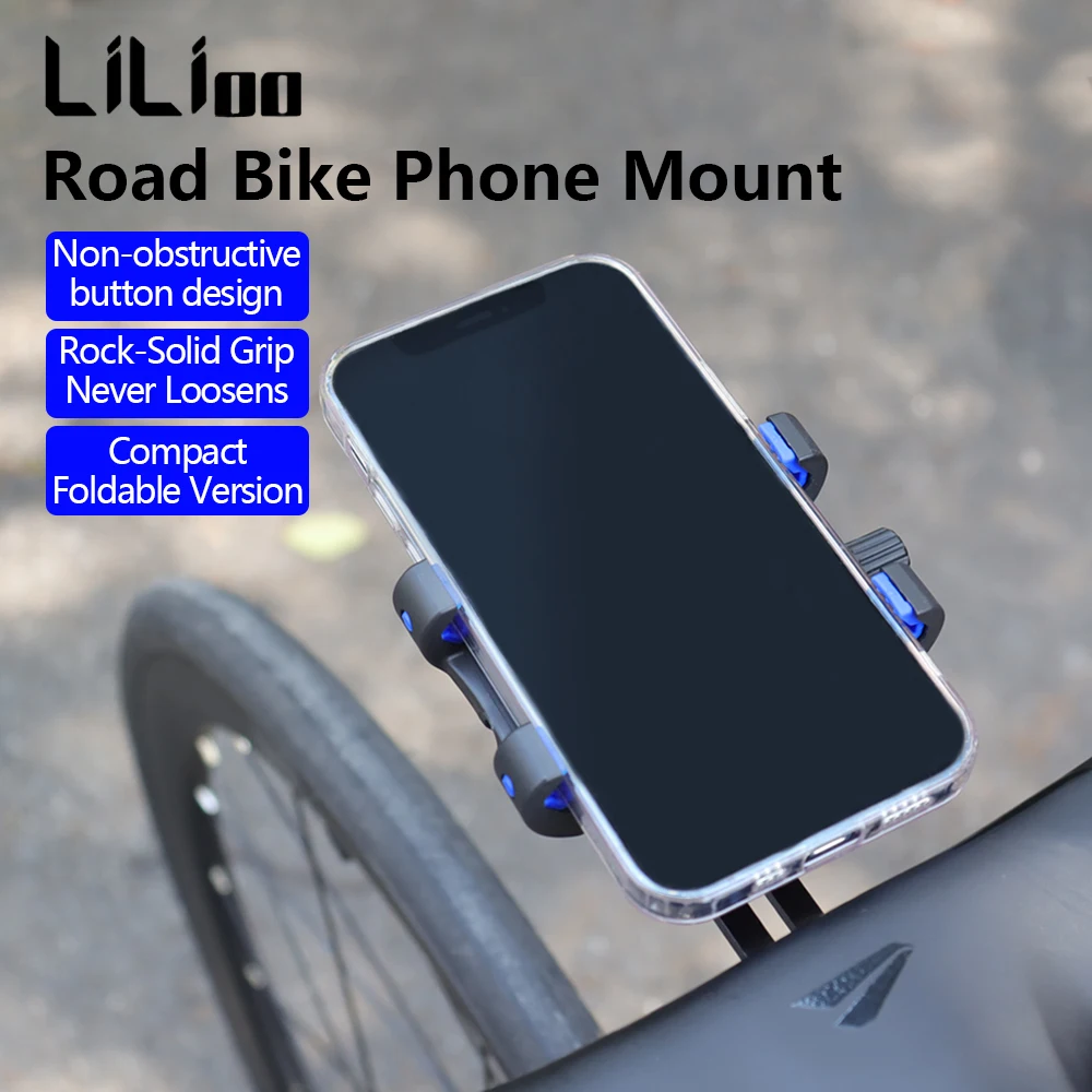

LiLioo Road bicycle mobile phone stand One-hand Operation Bicycle Motorcycle Phone Holder For Mobile Phone Shockproof