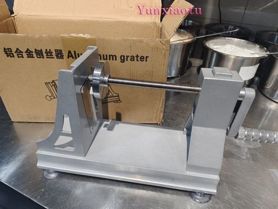 Commercial Waterfall Potato Shredder Hand Crank Long Silk Grater Carrot Shredding Slicing Machine