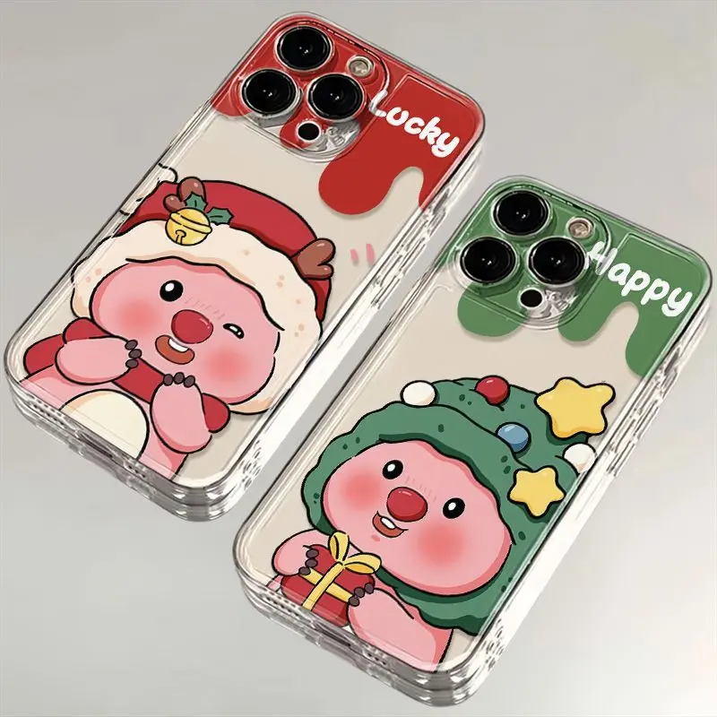 Cartoon Anime Kawaii Christmas Cute Loopy Iphone14 Mobile Phone Case Iphone15 Pro Max Silicone Mobile Phone Protective Cover