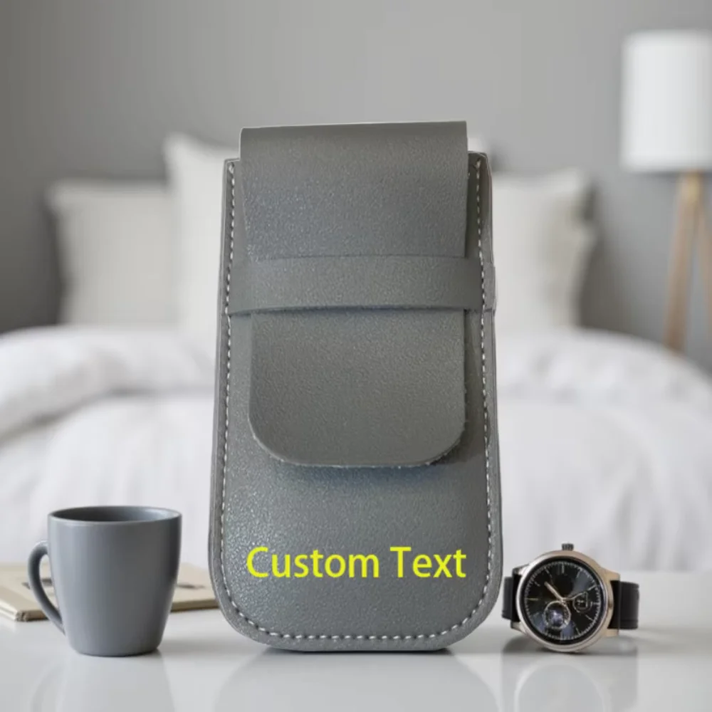 

Custom Creative Design Personalized Anti Dust Watch Storage Bag Jewelry Gift Bag Travel Leather Watch Protective Shell Storage