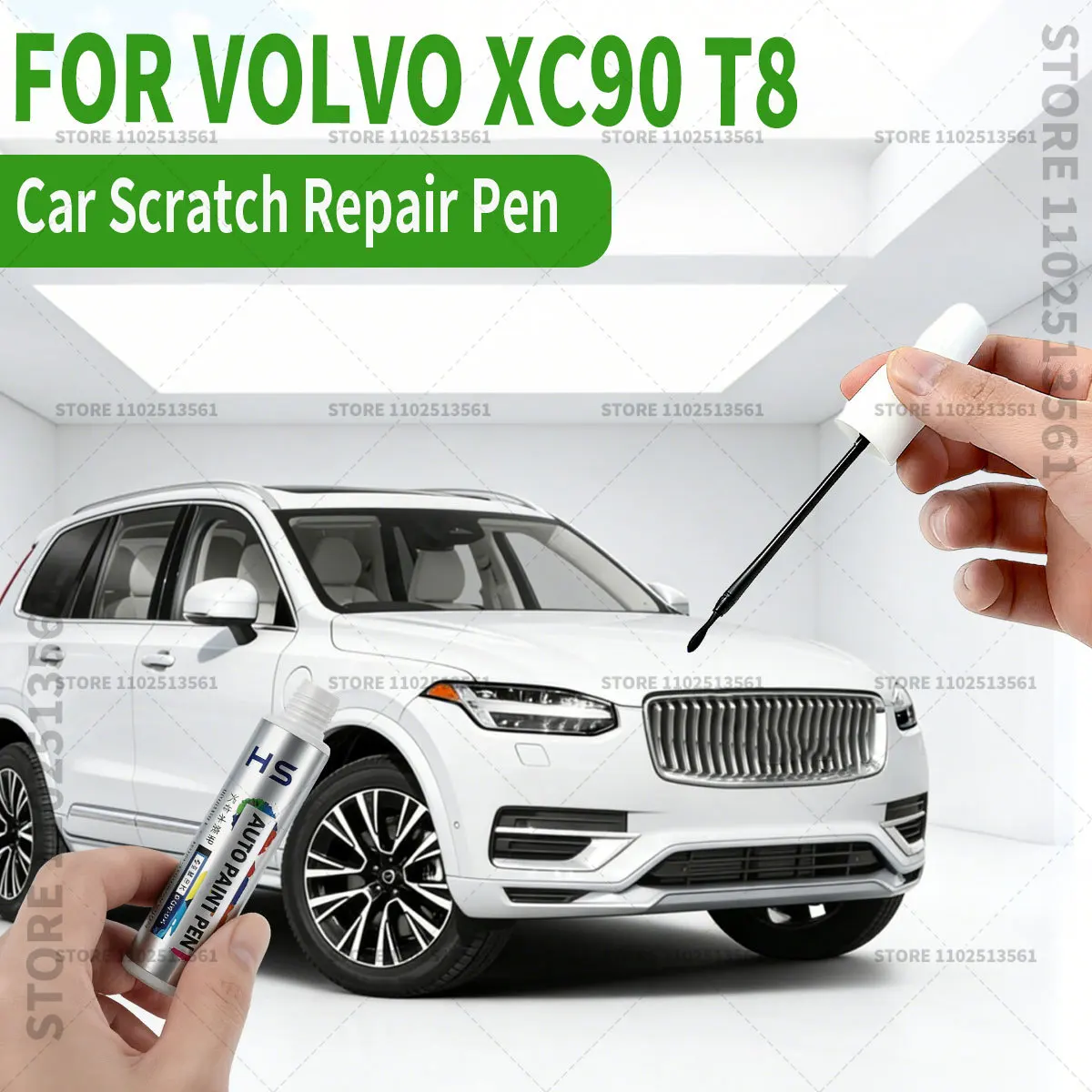 

Ручка-корректор для ремонта лакокрасочного покрытия автомобиля Volvo XC90 T8, аксессуары для устранения царапин, цвета: серый 717, черный 723, синий 723, белый 707, серебристый, светящийся песок