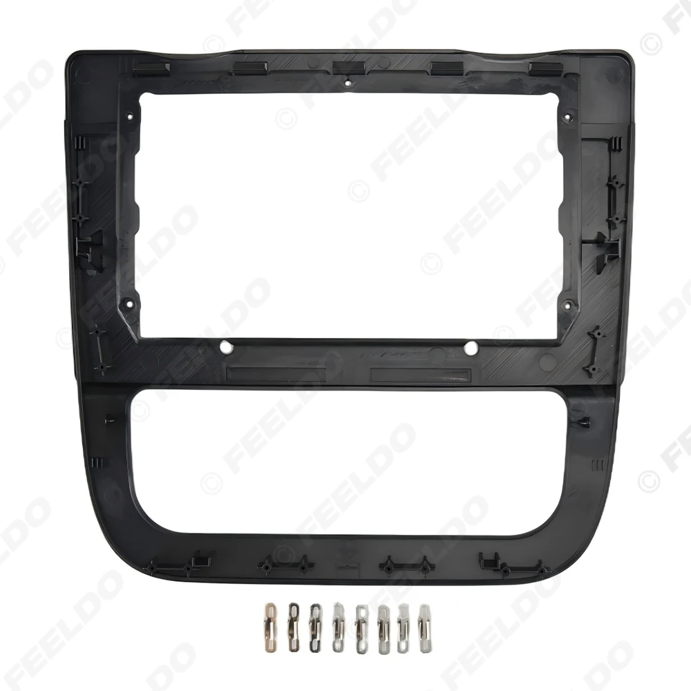 Car Audio 10.1" Big Screen Head Unit Dash Fascia Panel Frame Kit Adapter For Volkswagen Sagitar 2011 Radio Dash Frame