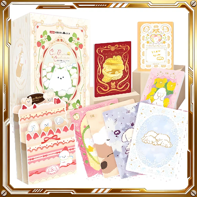 camon-little-dog-in-my-heart-cards-cute-paws-celebration-mystery-box-anime-cards-game-toys-holiday-birthday-gifts-for-boys-girls