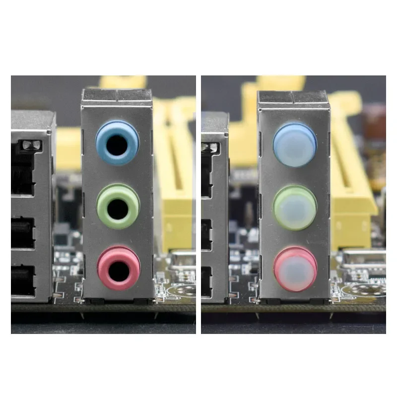 3.5Mm Hoofdtelefoon Jack Gat Stofplug Siliconen Stop Audio Microfoon Interface Stofpluggen Cover Laptop Computer