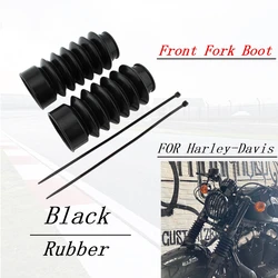 FOR HARLEY-DAVIDSONX48 V-ROD Dyna Softail Motorcycle Accessories Front Fork Boot Jacket Shock Absorption Protection Cover Rubber
