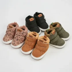 Winter Baby Shoes Boy Girl Warm Infant Snow Boots Newborn Baby Girls First Walkers Soft Soled Toddler Kids Girl Sneakers Shoes