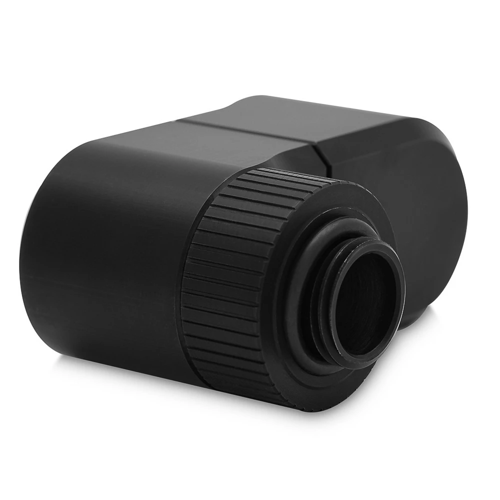 EK-Quantum Torque Doppio Offset Rotary 28mm - nero Raccordi raffreddati ad acqua. Accessorio offset a doppia rotazione da 28 mm.