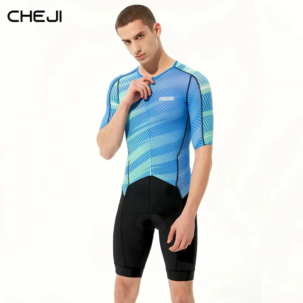 Cheji Men\'s Riding Tights Jumpsuit Cycling Clothing Quick Drying High Quality Jersey Summer Cycling Pants Equipment Sports New