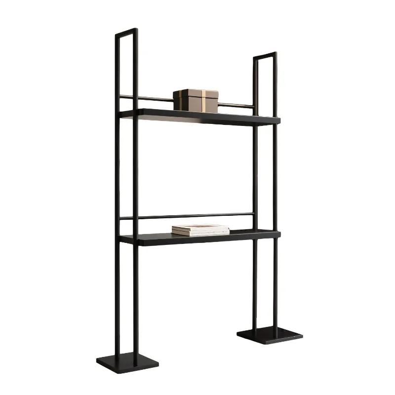 Simple wrought iron rack Commercial display rack Floor to ceiling Bookshelf Shoe bag rack Figure model Display