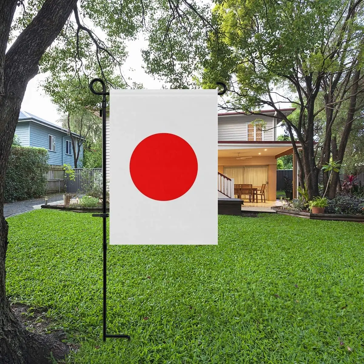 Japan Flag Japanese Flag, Small Japanese Garden Flags for Yard Patio Porch Independence Day Patriotic Festival Outdoor Decor jjp