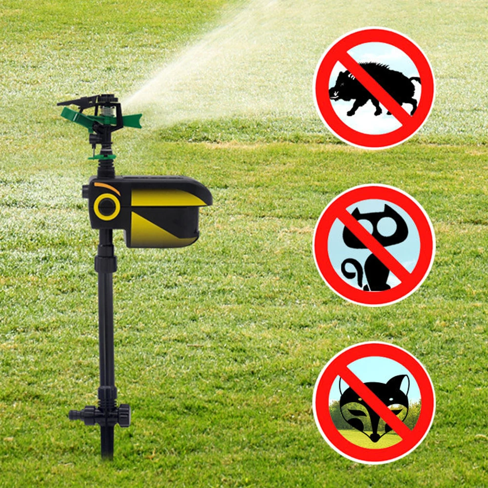 

Solar Animal Repelling Sprinkler Motion Activated Sprinkler and Motion Sensor Sprinkler to Deter Animals