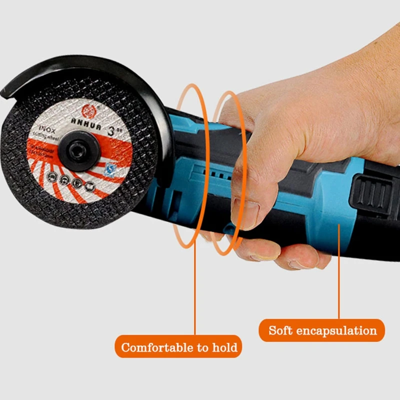 ABGR-12V Brushless Angle Grinder 19500Rpm Rechargeable Grinding Tool Mini Polishing Machine For Cutting Diamond Grinder Set