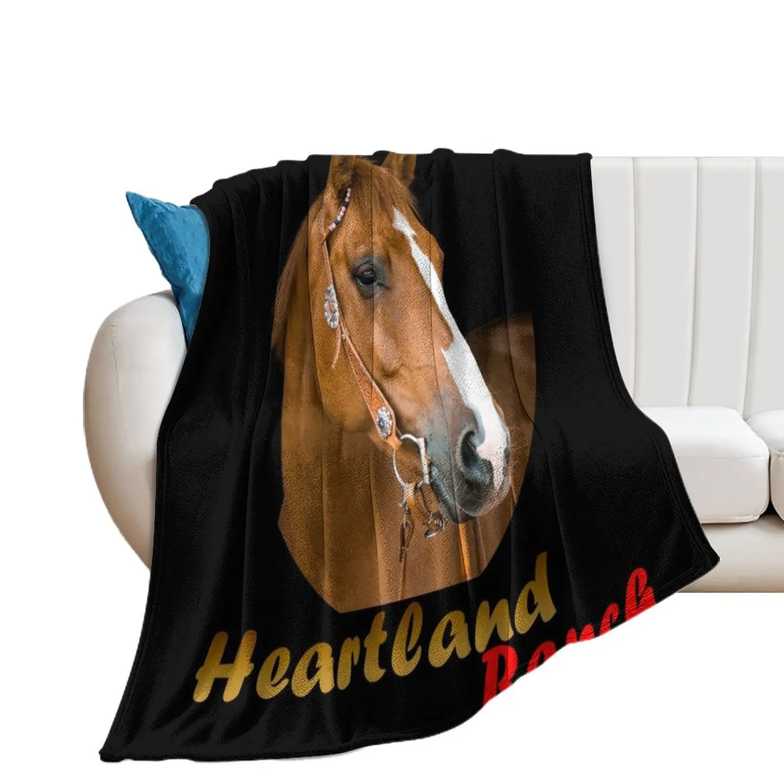 Heartland Ranch Throw Blanket Bed Fashionable warm winter Blankets