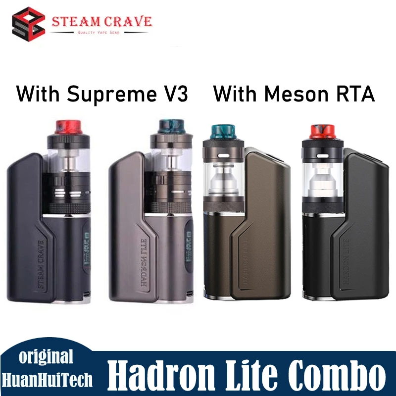 Original Steam Crave Hadron Lite Combo Kit Hadron Lite with Supreme V3 RDTA & Meson-Hadron Lite with Meson RTA E-cigarette