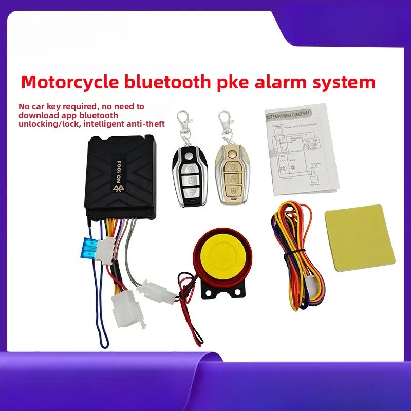 

New Motorcycle Scooter Bluetooth PKE Anti-theft Device Bluetooth Induction Automatic Unlocking and Locking