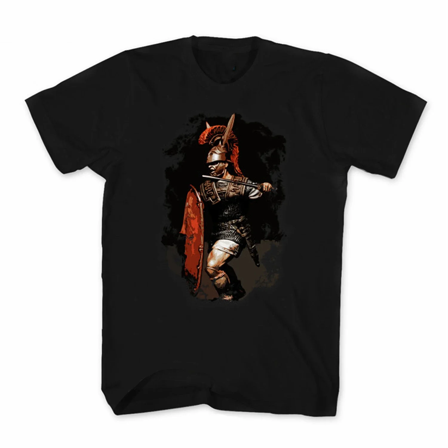 Novel Roman Legionary Warrior Printed T Shirt. Short Sleeve 100% Cotton Casual T-shirts Loose Top Size S-3XL
